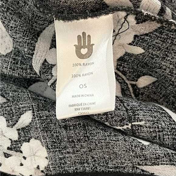 Spiritual Gangster | Floral Robe Tie Open Maya Kimono Rayon Sleep - Picture 10 of 10